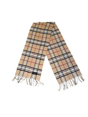 Women's Cashmere Scarf Plaid Preppy Checkered Hand Tailored Germany